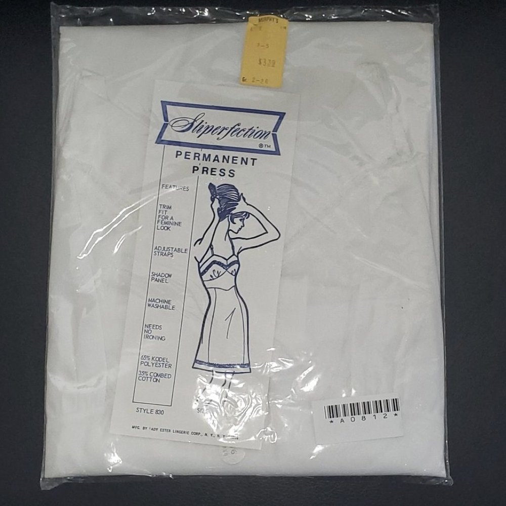 Vintage Sliperfection Slip, Size 36